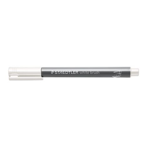 Pisak pędzelkowy Staedtler Metallic Brush 1-6mm, Biały - 2
